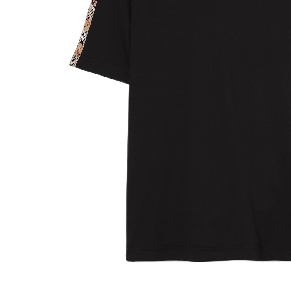 Burberry Ekd Check-Trim Crewneck T-Shirt 81170581