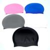 Non-Toxic Swimming Cap Silicone Waterproof Swimming Cap Flat Ear Protection Cap Solid Colour Plain Men'S And Women'S Swimming Cap Child