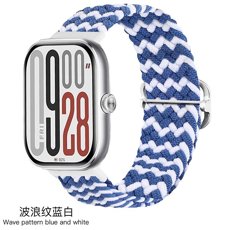 Braided Nylon Strap for Xiaomi Mi Band 9/8 Pro Breathable Comfortable Accessories Replaceable Wristband Redmi Watch 4/5 correa