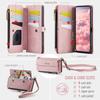 For iPhone 7 Plus 5.5 inch/iPhone 8 Plus 5.5 inch/iPhone 6 Plus 5.5 inch Case CASEME C39 RFID Blocking Zipper Wallet Stand Leather Cover with Strap