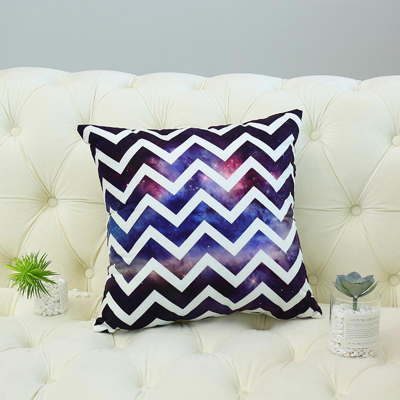 

Simple Striped Color Block Pillow Cover Small Fragrance English Super Soft Cushion Cover Car Sofa Coreless Cushion Cover 45*45cm