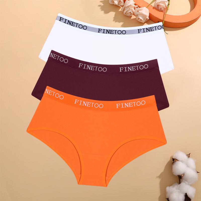 3Pcs Cotton Seamless Underwear Sexy Letter Belt Panties Low Waist Stretchy Briefs Female Breathable Sports Soft Lingerie