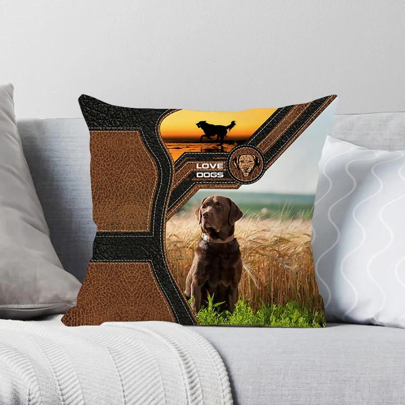 Moda Pet Dog Shih Tzu Pillowcase Cute Animals Cushion Cover Bed Pillowcase for Car Sofa Home Decor Pillow Case Drop Shipping