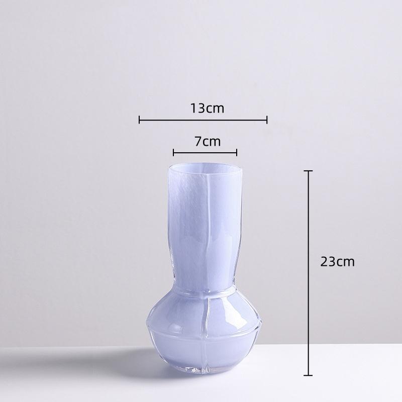 Glass Vase Colorful Geometric Creative Glass Bottles Hydroponics Terrarium Glass Vase Home Decoration Accessories