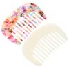 2 Pcs Travel Comb Mini Detangling Combs For Women Wide Tooth Combs Pocket Comb Small For Bangs Curly Wavy Long Hair Daily Hair Care Wet Dry