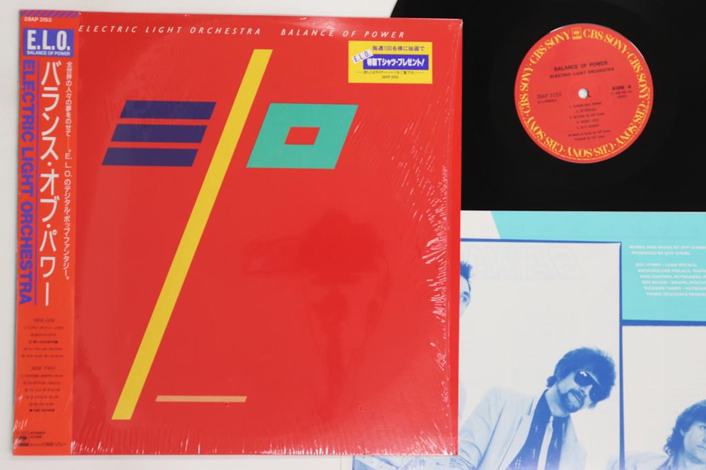 LP Record ELECTRIC LIGHT ORCHESTRA - Balance Of Power 28AP3153 CBS SONY 1986 Japan Obi Rock Used