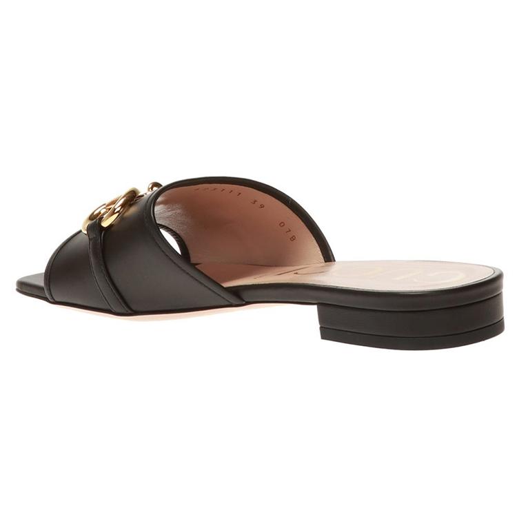 GUCCI Zumi 25mm Sandals (Unisex) Slide Slippers 623111 1RH00 1000