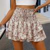 Damen Sommer Heißer Verkauf Neue Mode Bedruckte Weitbeinige Shorts Lockere Vielseitige Freizeithosen