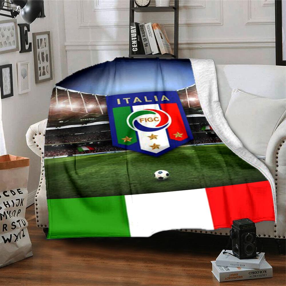 Italia Print Flannel Blanket High Quality Warm Comfortable Cover for All Seasons Perfect for Gifts Home Decor