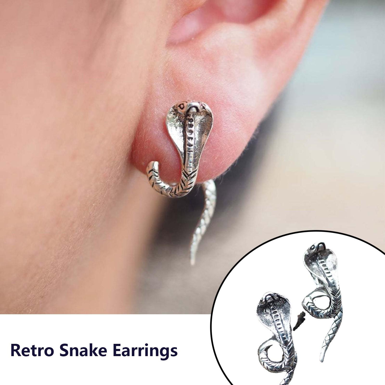 

Ретро Змеи серьги Преувеличенный стиль Серьги Ежедневные аксессуары