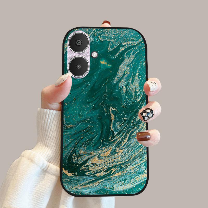 For Xiaomi Poco M6 5G Case 23128PC33I Silicone TPU Soft Phone Cover Cases For Redmi 13C 13R 5G Fashion Protective Fundas Shells