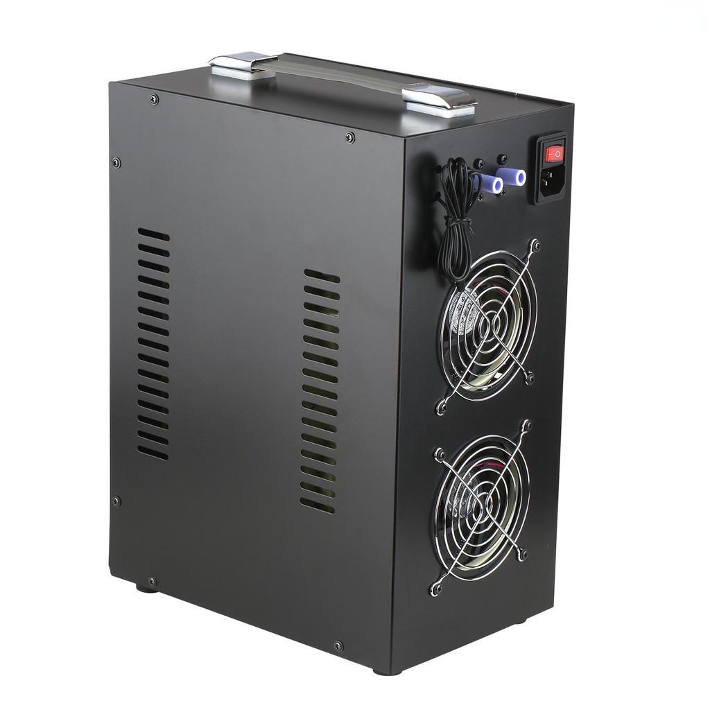 20L Displej Tichý Chladicí Systém pro Akvárium pro Chov Ryb Vody Rostlin Korálů Krevet Chladič Akvária LCD Chladič Akvária