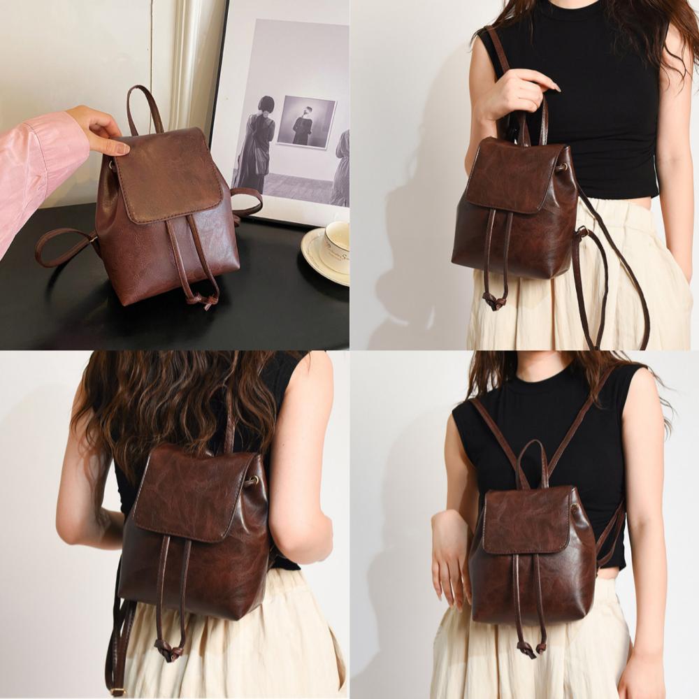 Kone Women's Mini Vintage Backpack Choose Minimum 2 Out of 3 Colors