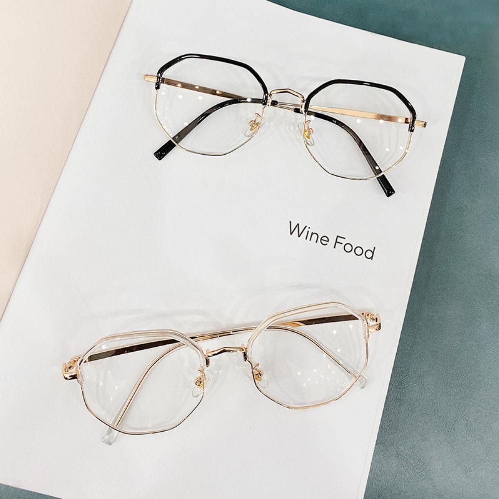 New Anti-Blue Myopia Glasses Women&Men Big Oversized Glasses Frame Nearsighted Prescription Glasses -1.0-1.5-2.0 To -6.0