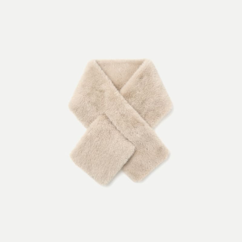 Your name Here Fake fur muffler (4COL) Y4A008