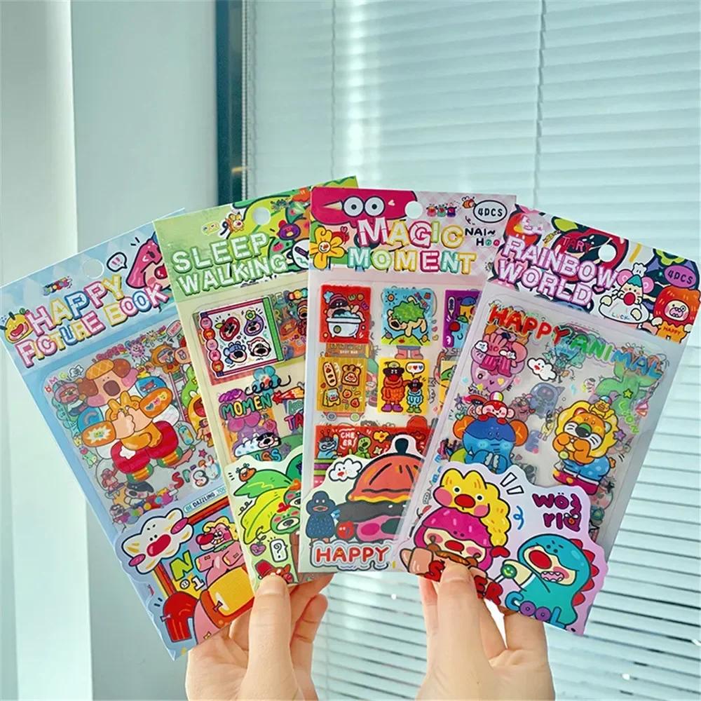 Fantasy World Series Cartoon Transparent Waterproof Pvc Sticker For Scrapbooking Material Stationery Craft Supplies Water Bottle