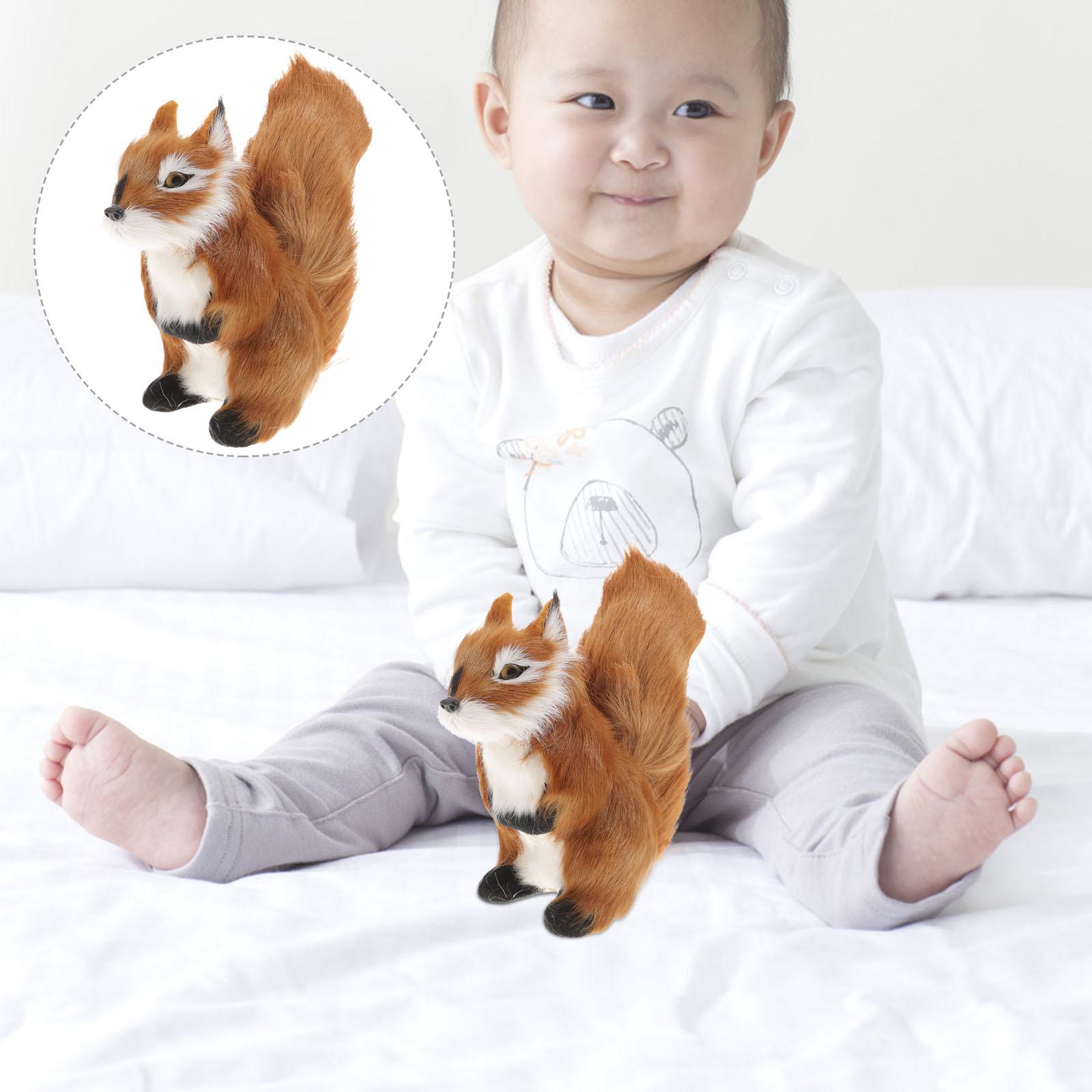 

Высокая имитация белки Патио украшения Уличные снаружи Департамент лесного хозяйства 15x8x15cm