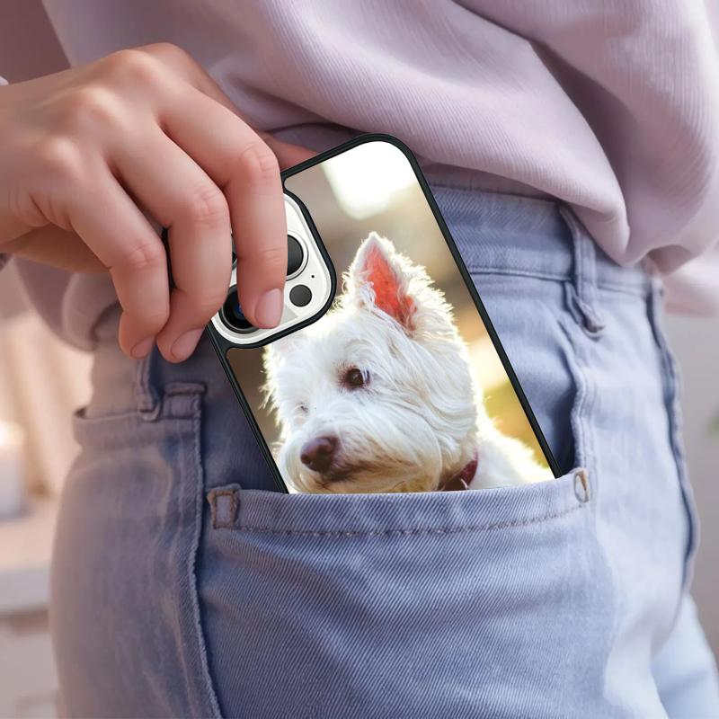 Westie Dog Phone Case For iPhone 17 Air 15 16e 14 13 Pro Max Coque 12 11 Pro Max PLUS cover