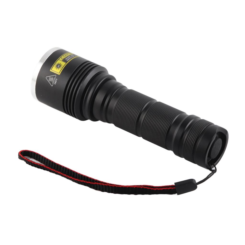 UV Flashlight LED 365nm Blacklight Torch Aluminium Alloy Shell Ultraviolet Flashlight 40W 1800mW