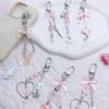Cute Heart Butterfly Bowknot Charm Pendant Phone Straps Pocket Keychain Strap