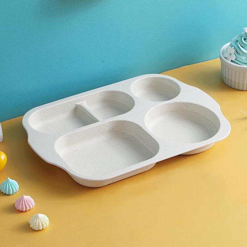 Yangge Wheat Fiber Divided Meal Plate Set
