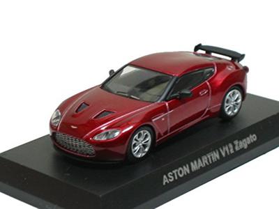 Kyosho Colecție Mașinuțe Diecast Aston Martin Aniversare 100 de Ani Circle K Sunkus V12 Zagato Roșu Articol Individual 1/64