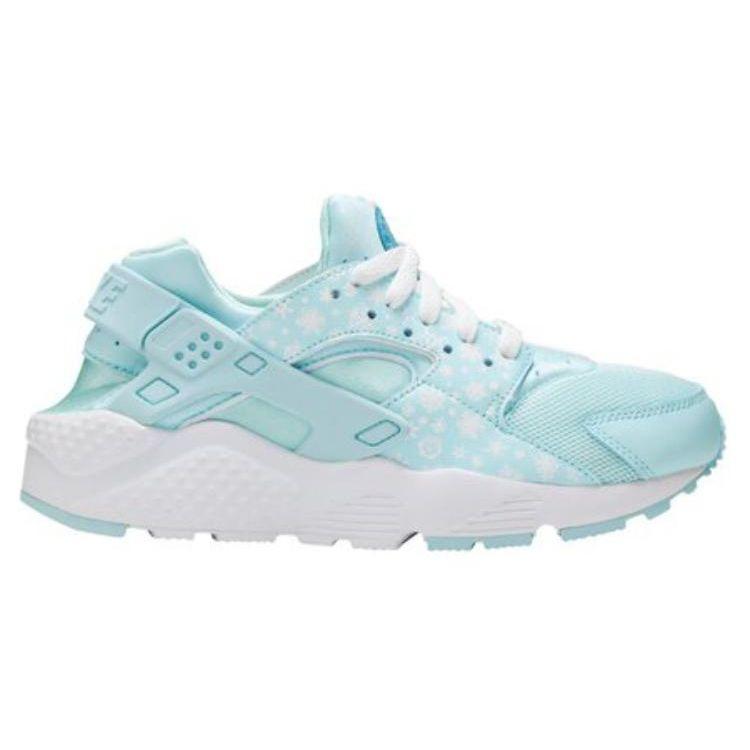 Nike Huarache Run Print GS Blue Lagoon Kids Sneakers Copa White-Blue-Lagoon 704946-401