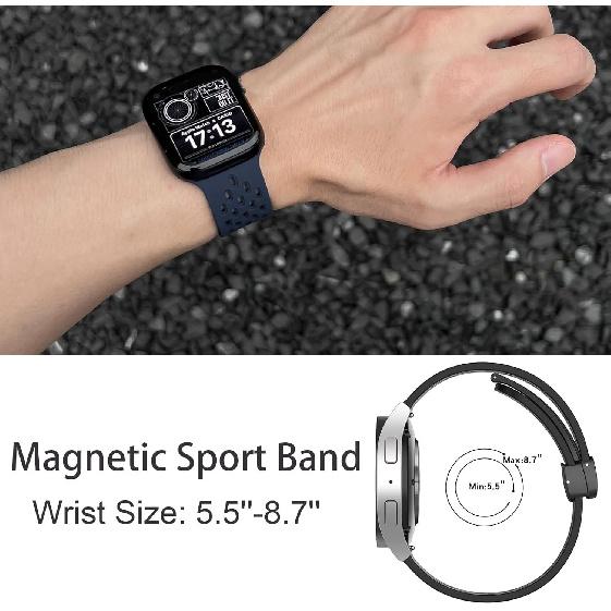 Compatible with Voice Caddie Smart Watch Bands, Quick Release Breathable Silicone Replacemet Band Straps Compatible with Voice Caddie T11 PRO, T9