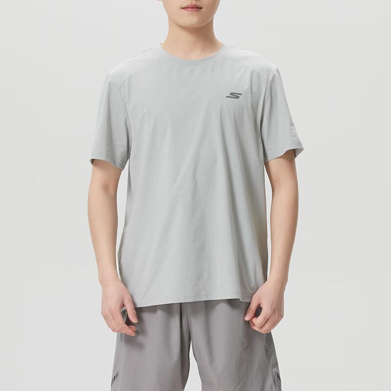Skechers Mode Sport Serie Rundhals Bequem Atmungsaktiv Lässig Gestricktes Kurzarm T-Shirt Unisex Oberteile P226U032-00MV