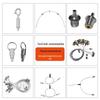 Wire Locker Lighting Suspension Cable Kit with Loop Clamps & Steel Rope