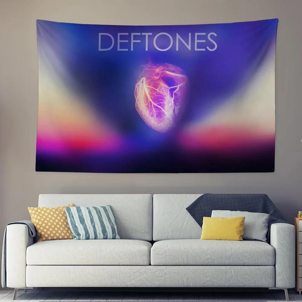 VIKAMA DarkThemed Band Tapestry Owl Pattern Bedroom Rock StudioGaming Room Decorative Tapestry Room Decoration