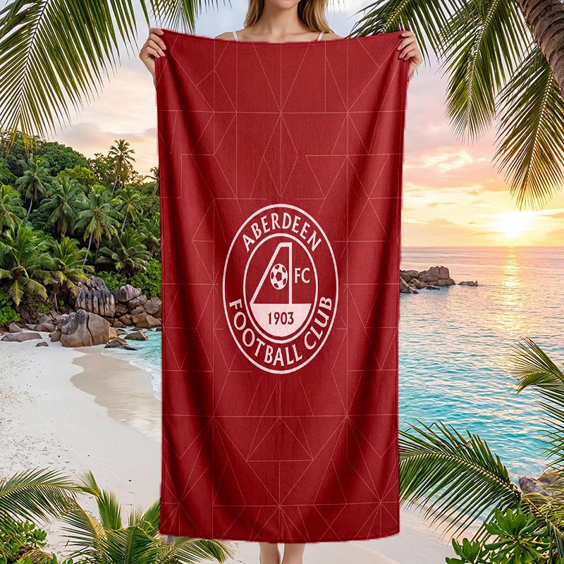 Toalla de Playa de Secado Rápido con Estampado del Aberdeen FC Microfibra Absorbente Portátil de Viaje Toalla de Natación