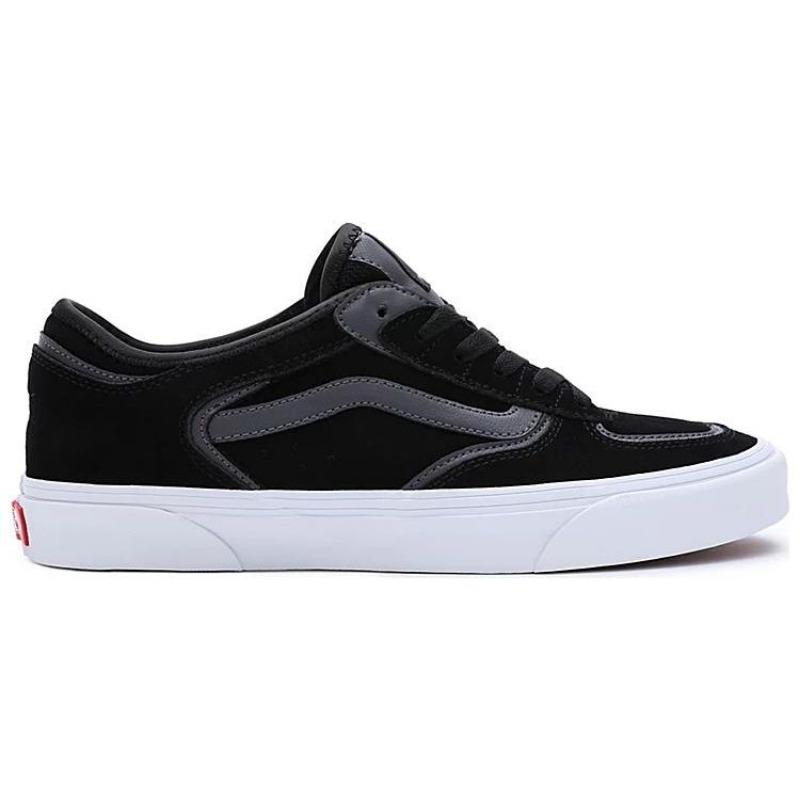 Vans Rowley Round Toe Warm Comfort Low Top Unisex Skate Shoes Black VN0009QJKOU