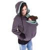 Damen Herbst- und Winterwarmer Kapuzenpullover Umstandsmode Multifunktionaler Hoodie mit großer Tasche