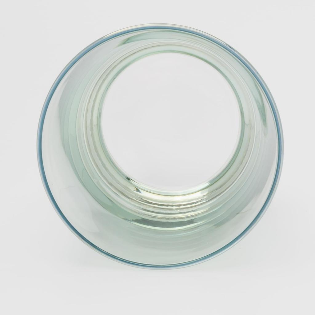 Otsuka Glass "Pinsale" Rocks Glass, Old Style, Approx. 210ml, Green, Made in Japan, 6278-724-4-1P