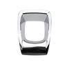 For Peugeot 2008 2014 2015 2016 2017 AT Car Gear Panel Trim ABS Chrome Car Gear Shift Knob Panel Cover Sticker Accessories