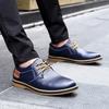 Fashion Men Dress Shoes Platform Breathable Casual Business Luxury Leather Heightening Shoes Taller Male Luxury Genuine Leather Size 48