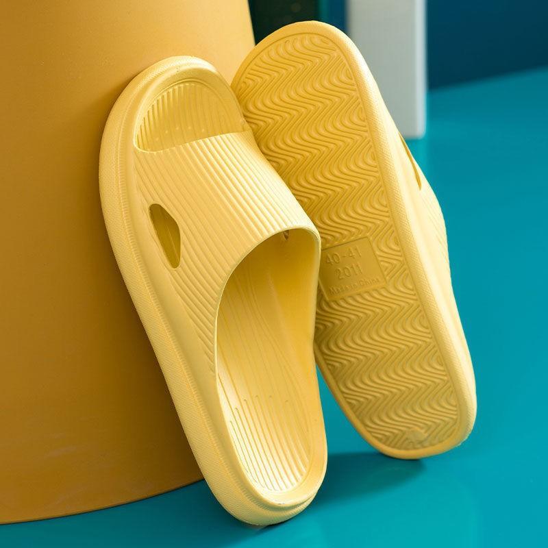 Summer stepping on shit slippers women's new eva indoor home couple non-slip bathroom massage cool slippers men