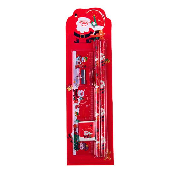 

Набор карандашей на рождественскую тематику Карандаш Санта Снеговик Лось с точилкой и ластиком Детские принадлежности для рисования для праздничных подарков Школьные призы B