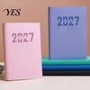 Foreign Trade Business Planner 2027 A5 Daily Planner, 365 Day Time Management Schedule Notebook Portable Agenda for Work Study, Imitation Leather