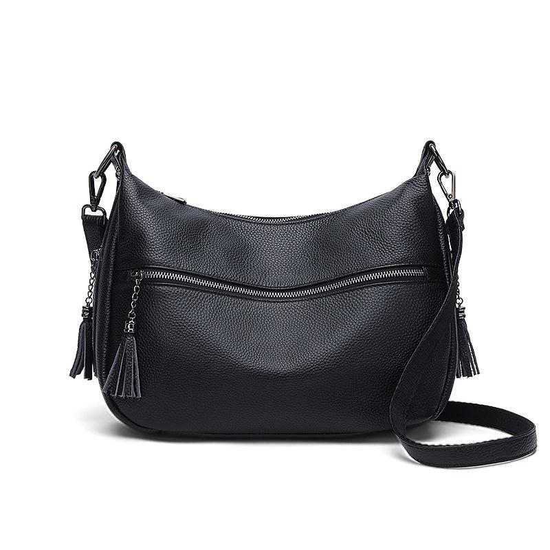 High-End Women's Genuine Leather Crossbody Bag 2025 – Large Capacity, Versatile Shoulder Bag