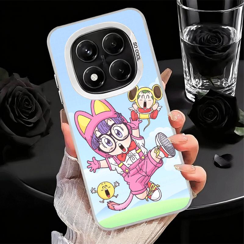 Arale S-Slump Anime Soft Phone Case for Xiaomi Redmi Note 13 14 15 Pro Plus 12S 12 11S 11 11T 10S 10 Shockproof Cover Back Shell