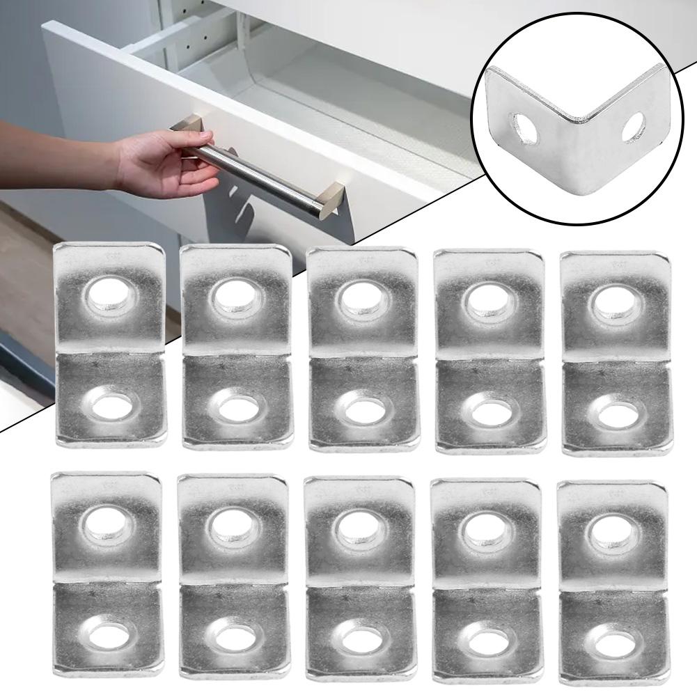 High Quality Brand New Right Angle 12pcs 15*20*20mm Accessories Rustproof Small Wall Bracket Waterproof Corner