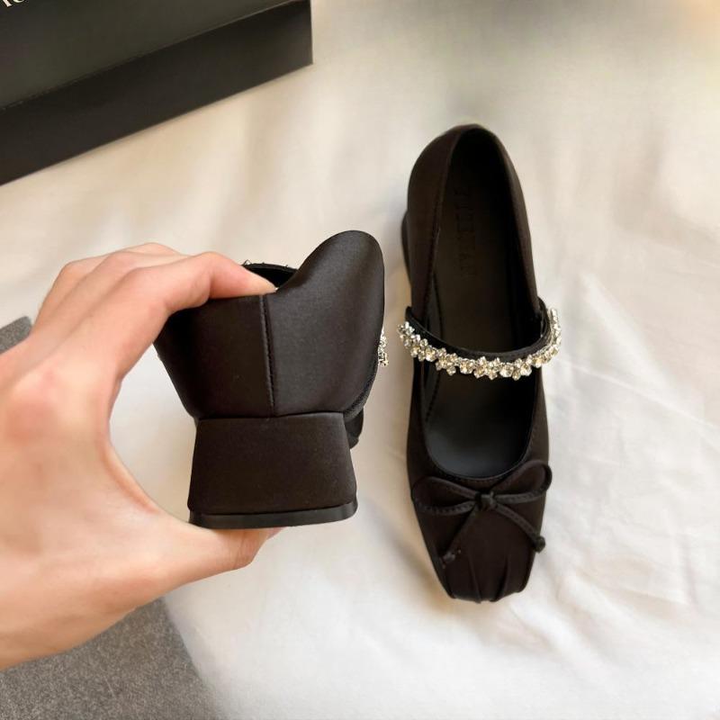 New Height-increasing Rhinestone One-strap Women's Shoes