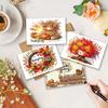10pcs DIY Diamond Painting Shiny Scratch Gift Card Multi-Purpose Handmade Gift Card Partial Drill Suitable for Party Event Gift