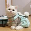 Autumn and Winter New Pet Clothes Foreign Four-legged Rabbit Clothes Blue Cat Gold Gradient Siamese Cat One-piece Anti-four Feet