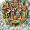 Vintage Blikken Metaal Wanddecoratie Mexicaanse Volksdans Muziek Keuken Decoratie
