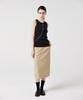 WEREVE Line Midi Skirt_Beige