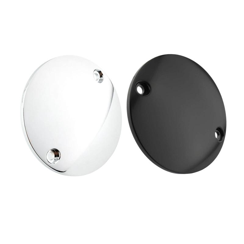 2 Hole Ignition Timer Cover Aluminum Alloy Dome Points Cover Fit for Harley