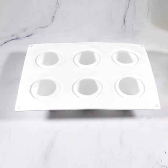 Silicone Baking Mold 6-Cavity Blueberry Non-Stick Flexible Cake Mold for Candy Chocolate Reusable Dishwasher Safe Bakeware for DIY Kitchen